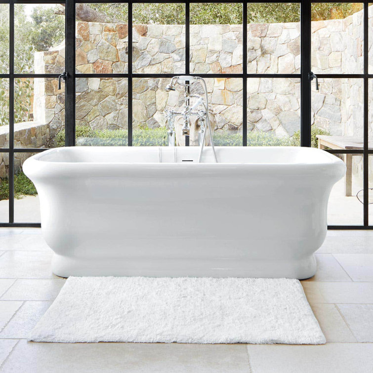 Chevington Brighton 67'' x 31.50'' Freestanding Soaking Acrylic Bathtub